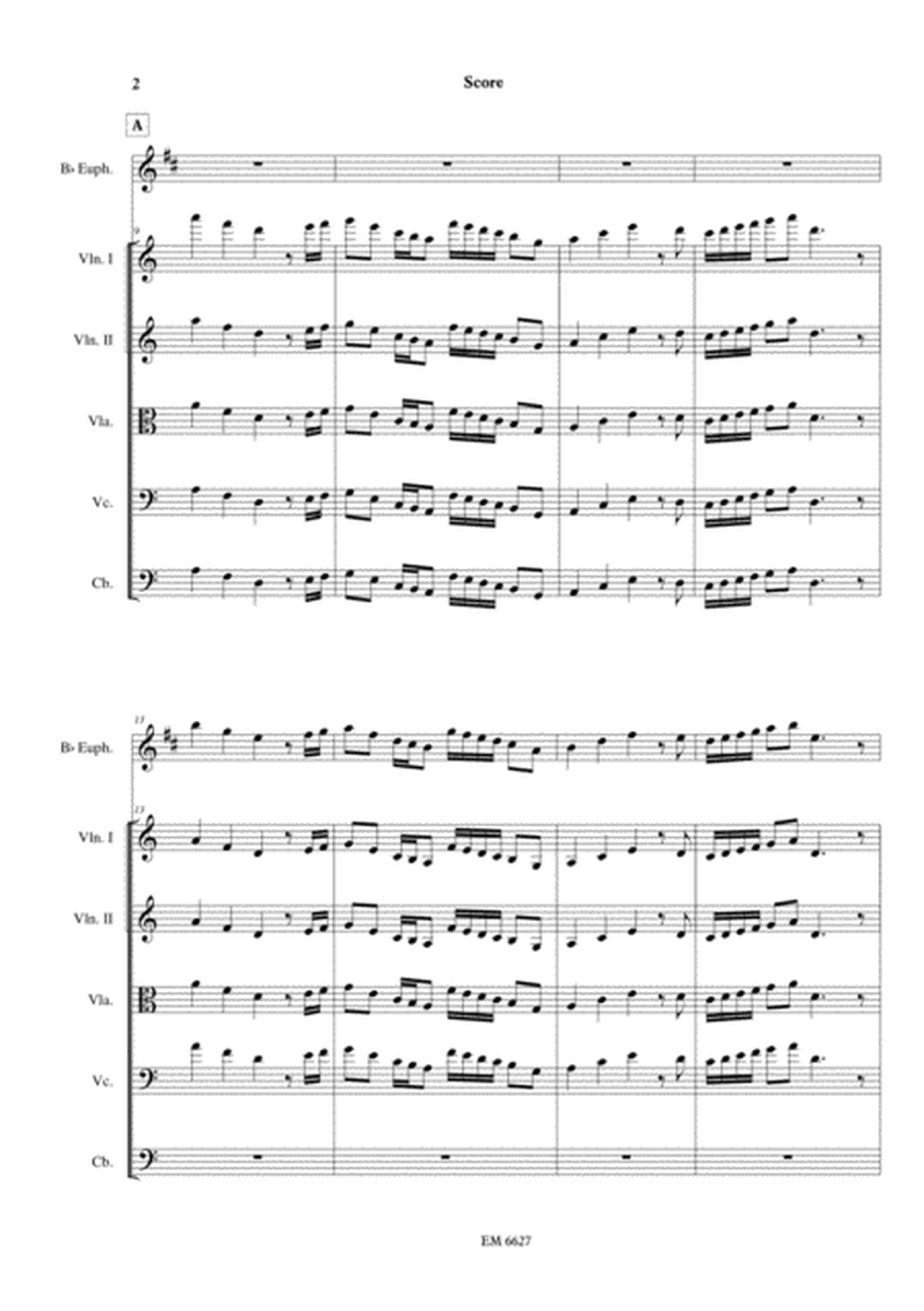 Concertino for Solo Euphonium and String Orchestra