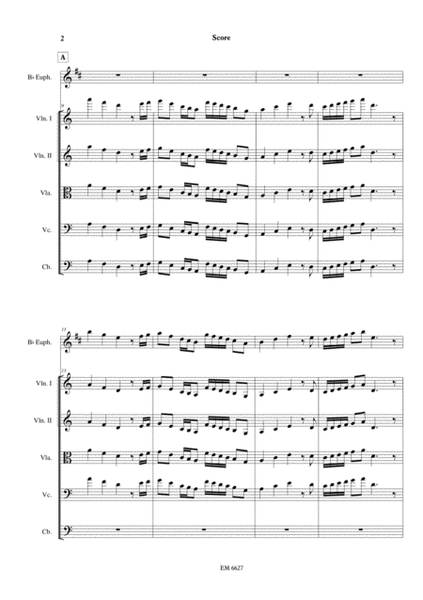 Concertino for Solo Euphonium and String Orchestra