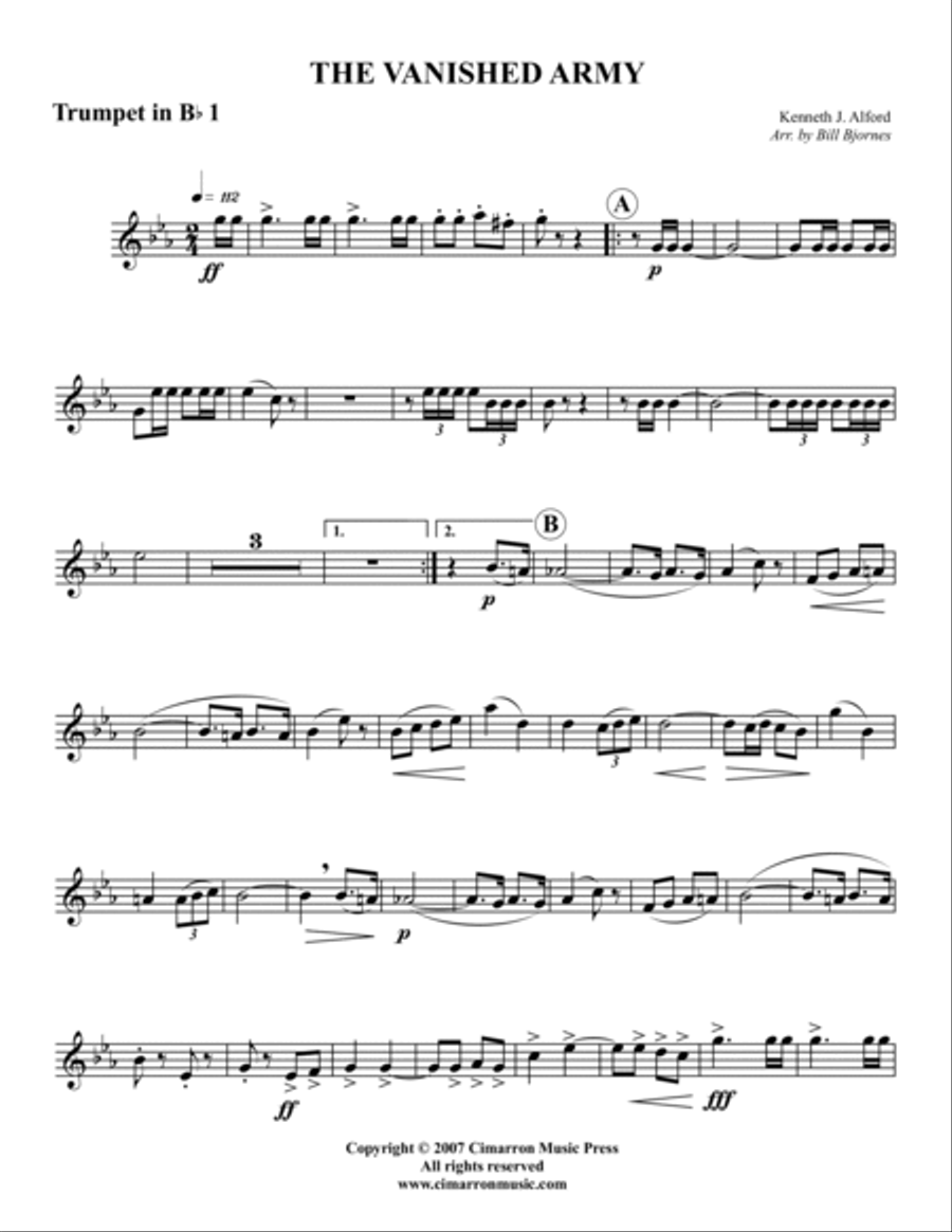 The Vanished Army The Vanished Army Brass Quintet scores gallery preview page 5