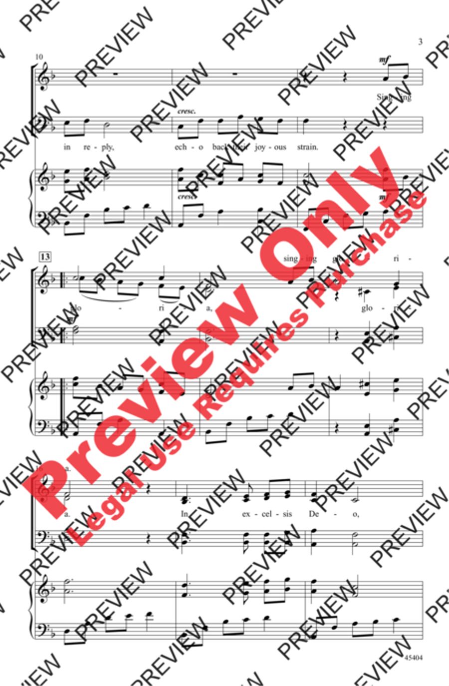 A Night of Angels A Night of Angels 4-Part scores gallery preview page 3