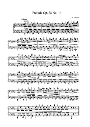 Chopin Prelude Op. 28 No. 14 in Eb Minor