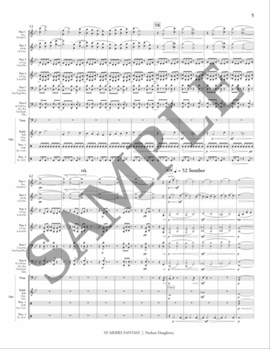 Ye Merry Fantasy (6-part flex) Flexible/Adaptable scores gallery preview page 10