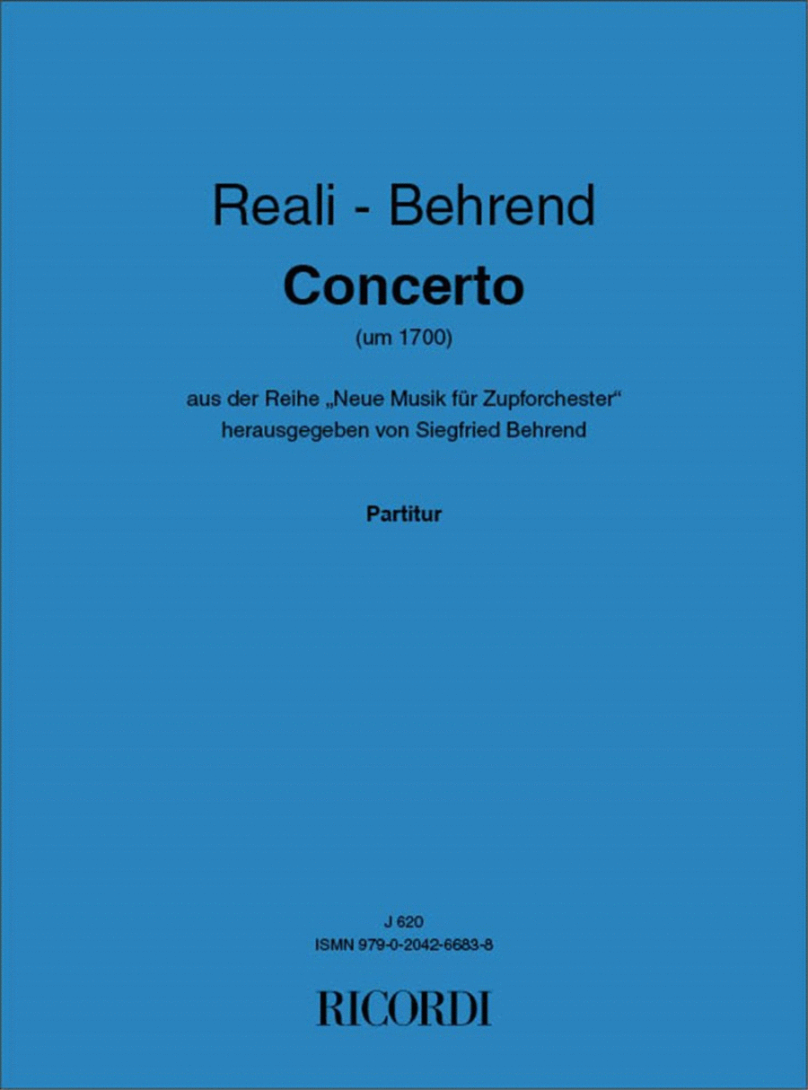 Concerto (um 1700) Score scores gallery preview page 1