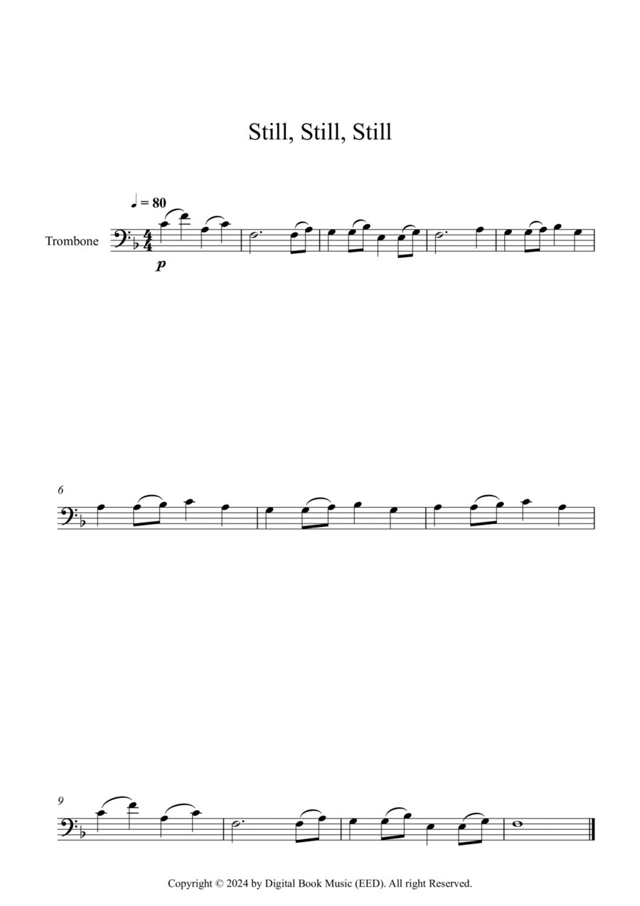 Still, Still, Still (Trombone) Trombone Solo scores gallery preview page 1