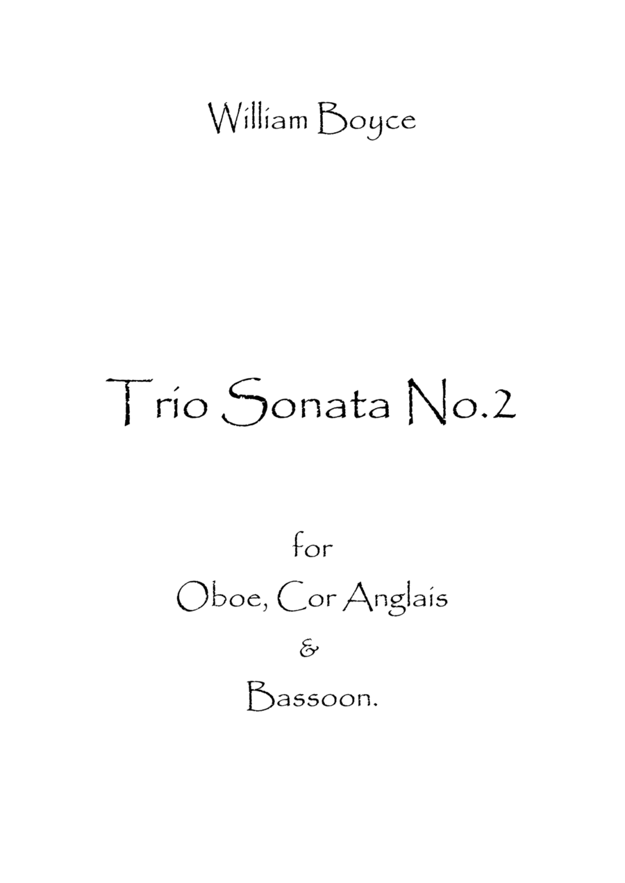 Trio Sonata No.2 Woodwind Trio scores gallery preview page 1