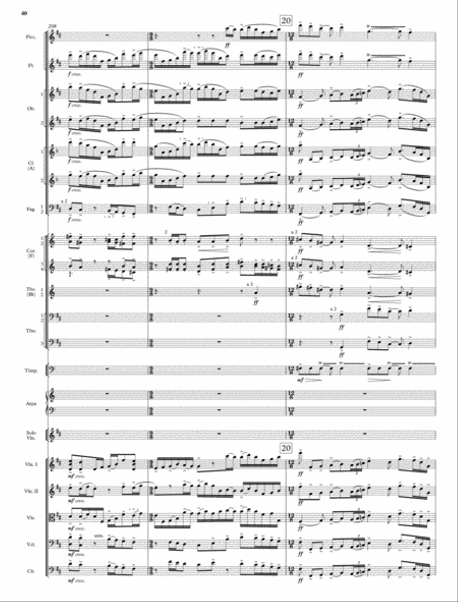 Violin Concerto Orchestra scores gallery preview page 4