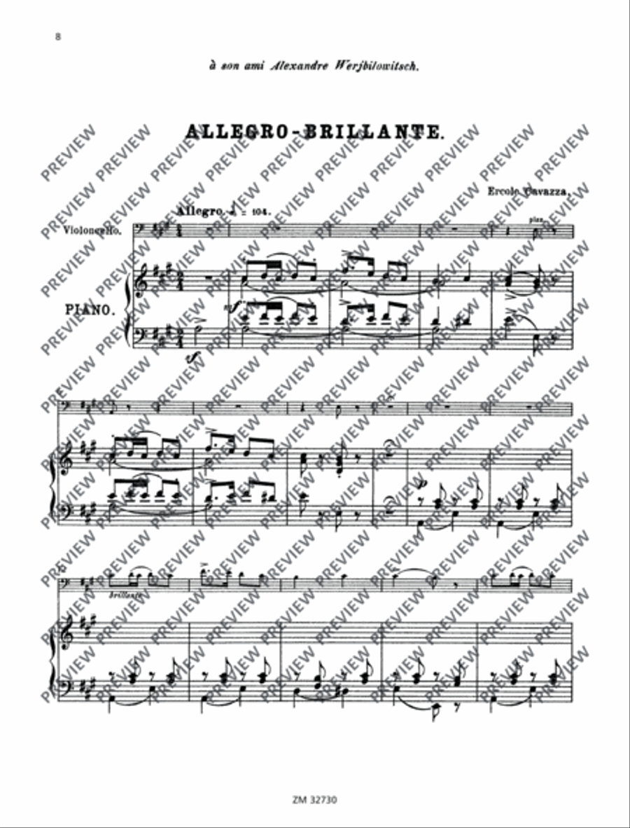 Violoncelle au Salon Piano Accompaniment scores gallery preview page 9