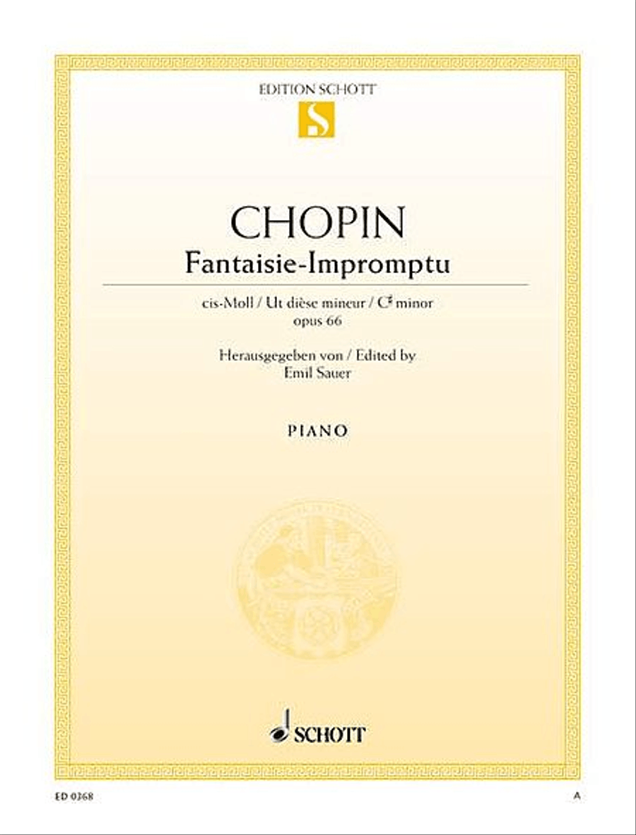 Fantasie-Impromptu in C-sharp Minor, Op. 66 (posth.) Piano Solo scores gallery preview page 1