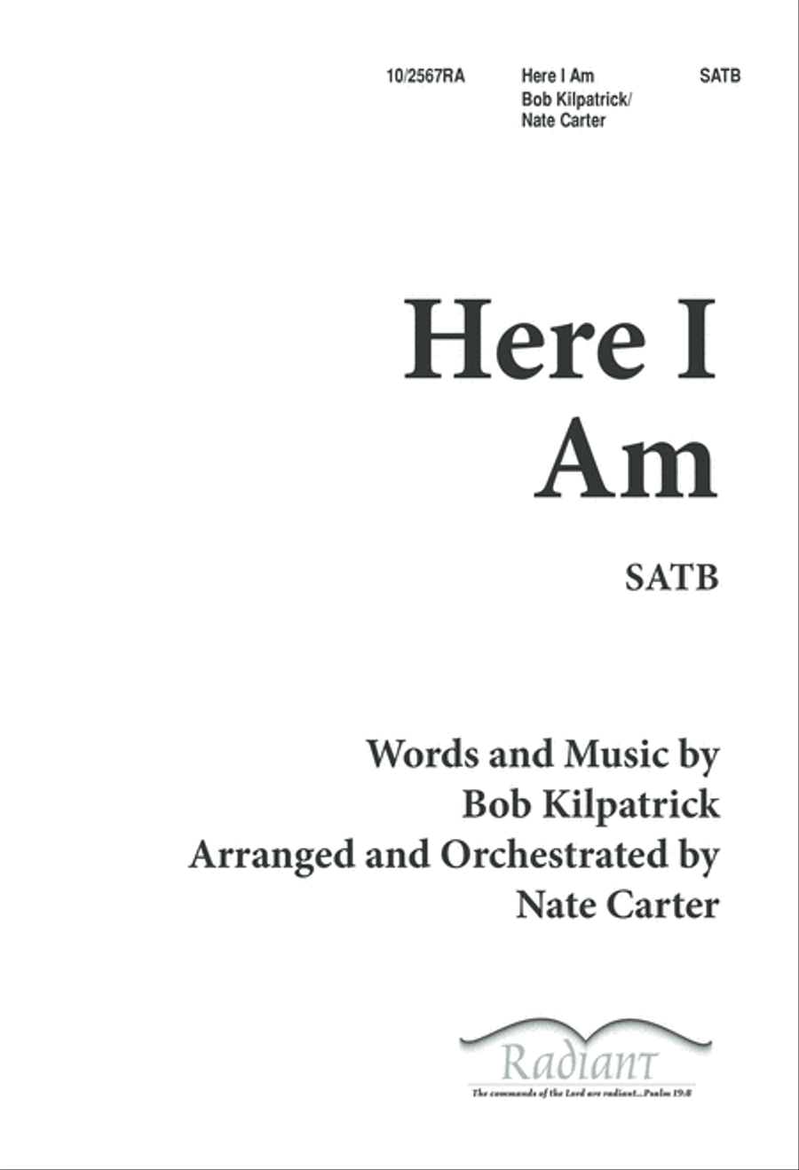 Here Am I 4-Part scores gallery preview page 1