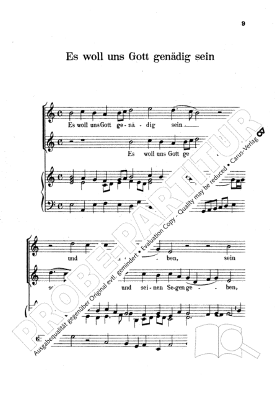 Stern: Der Choral im Kanon Choir scores gallery preview page 11