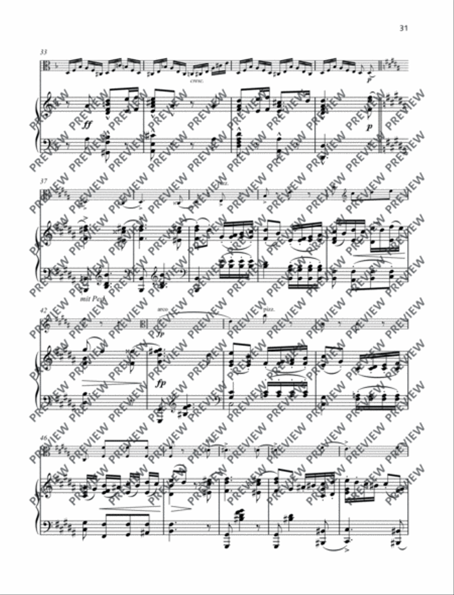 Fairy-Tale Picture No. 3 Piano Accompaniment scores gallery preview page 4