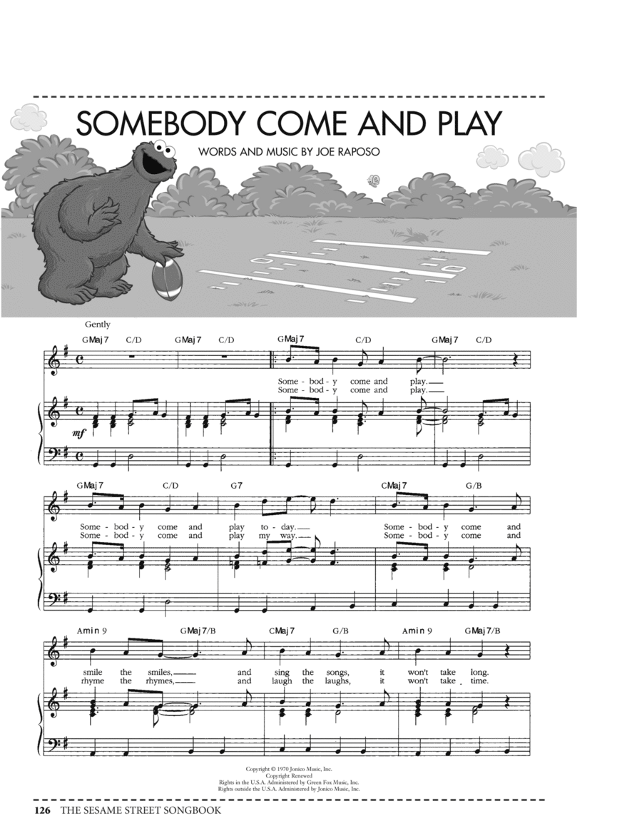 Somebody Come And Play (from Sesame Street)
