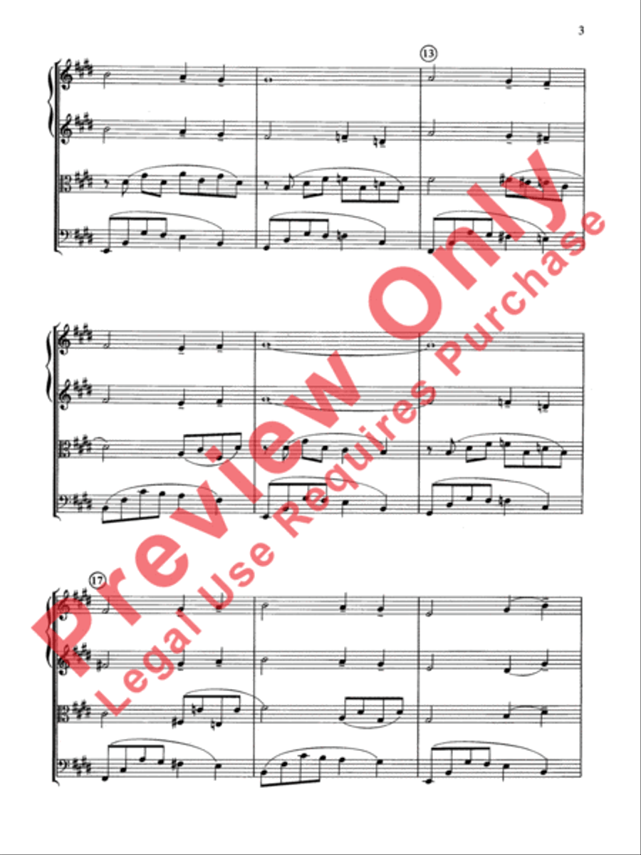 Cole Porter (Classic String Quartets) String Quartet scores gallery preview page 4