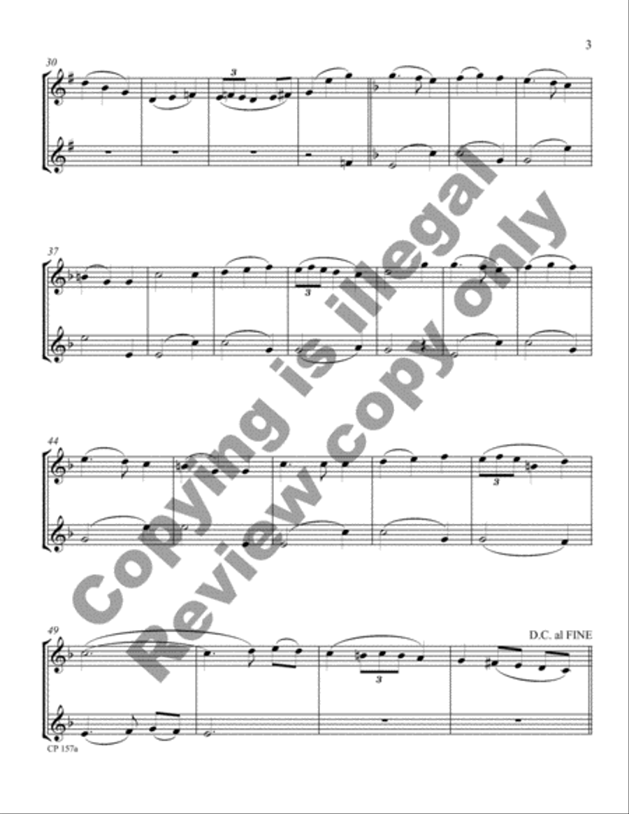 Cowboy Miniatures (Violin Version) Violin scores gallery preview page 4