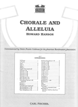 Book cover for Chorale And Alleluia