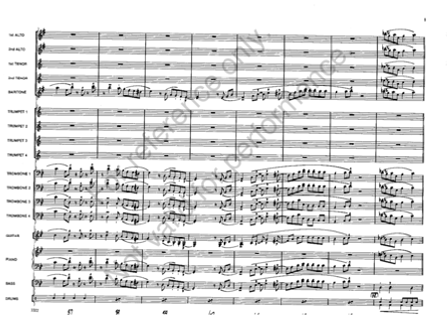 Raw Emotion Jazz Ensemble scores gallery preview page 9