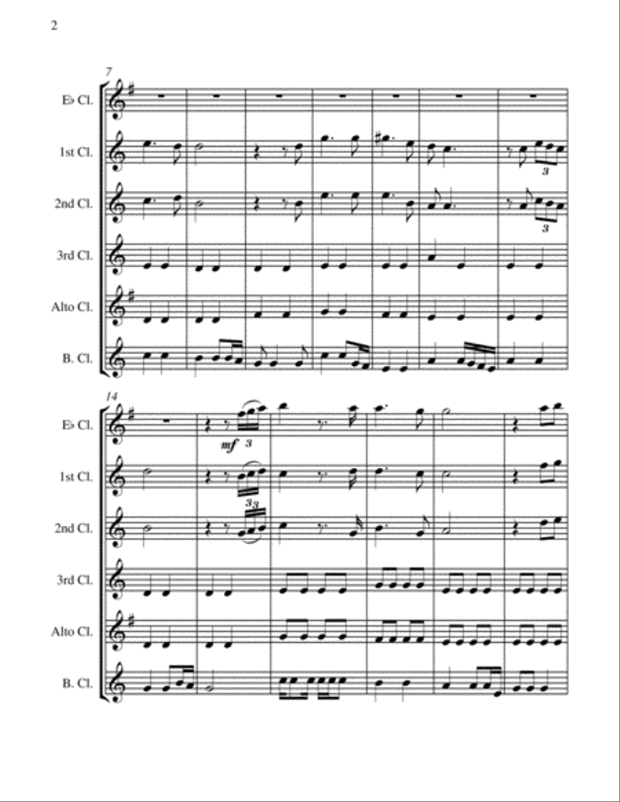 Christmas Time Woodwind Quintet scores gallery preview page 5