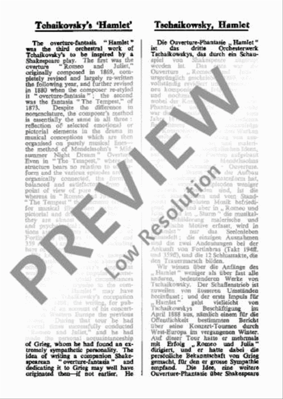 Hamlet Orchestra scores gallery preview page 3