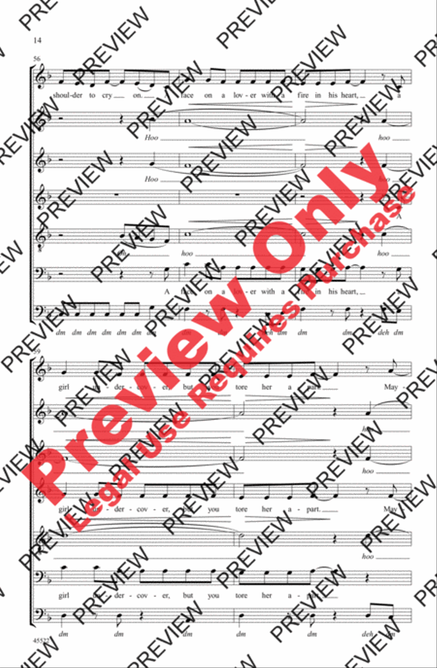 Last Christmas 4-Part scores gallery preview page 28