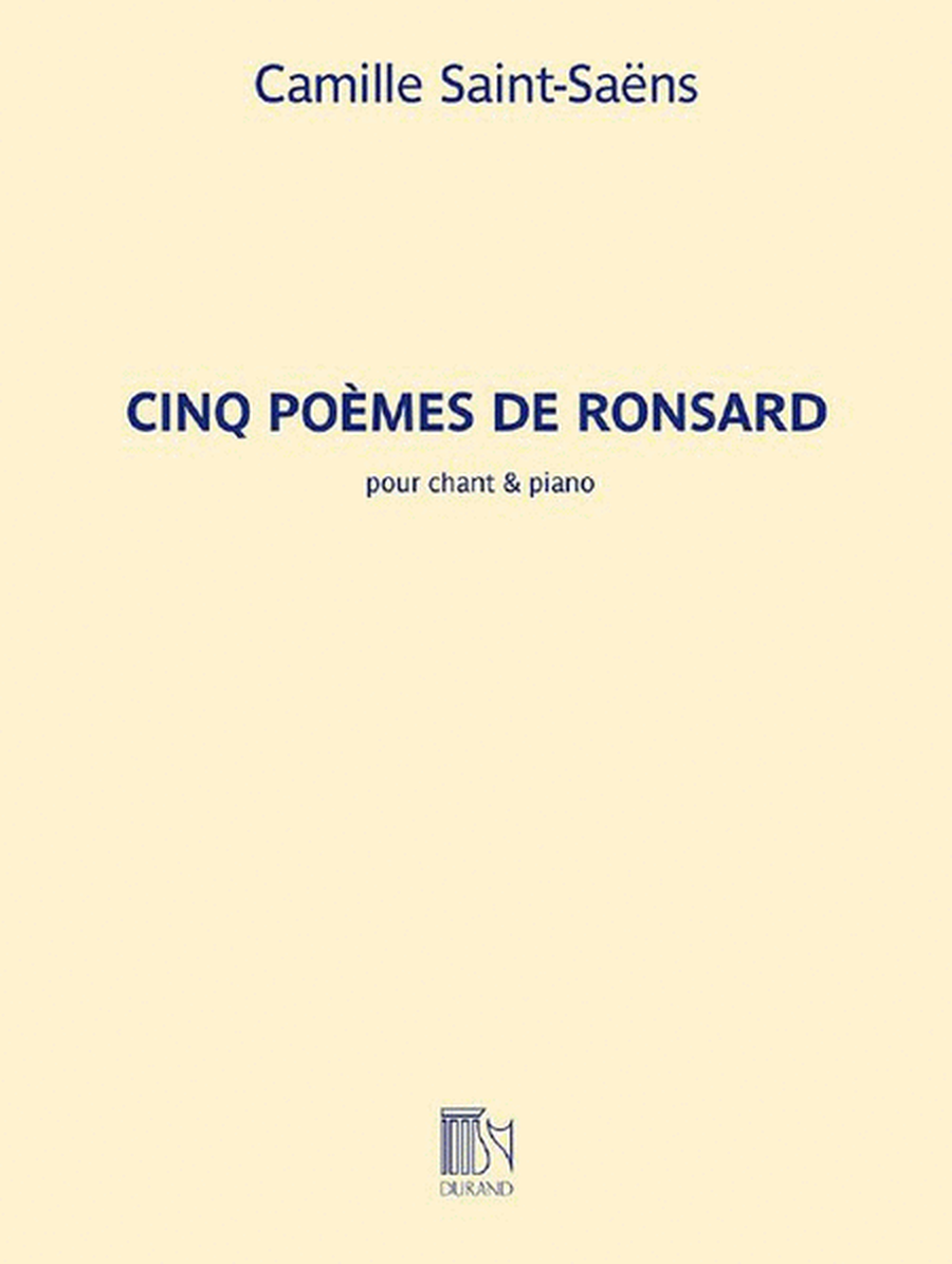 Cinq Poemes De Ronsard