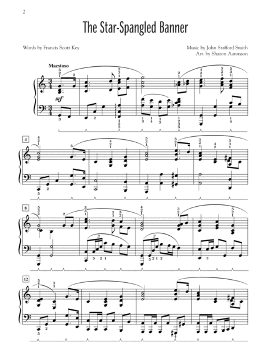 The Spirit of America Piano Solo scores gallery preview page 3