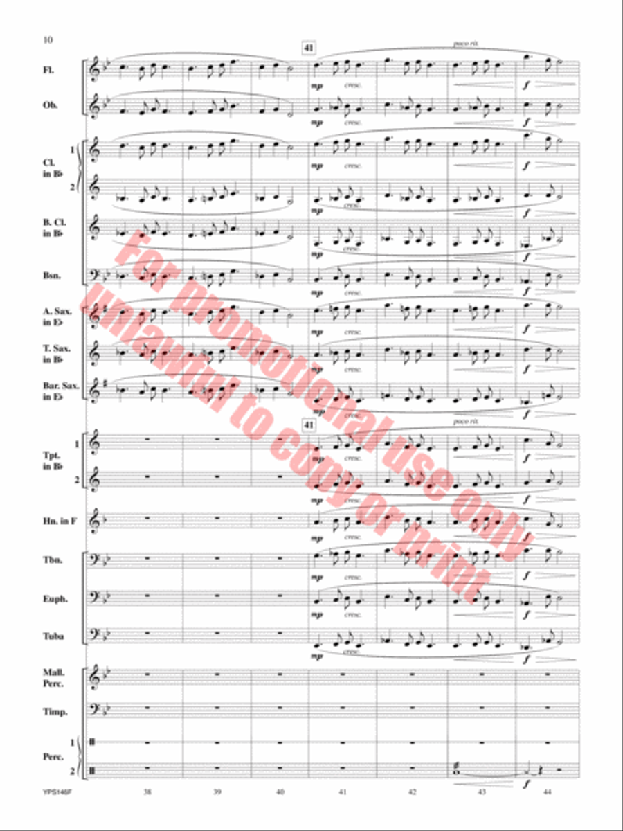 Suo Gan Suo Gan Concert Band scores gallery preview page 11
