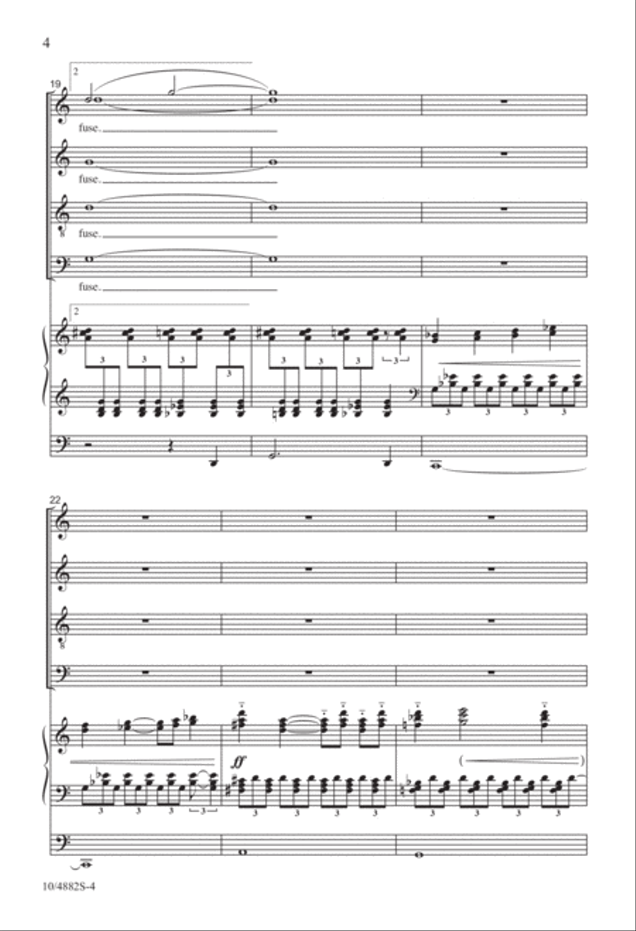 Give All to Love 4-Part scores gallery preview page 4