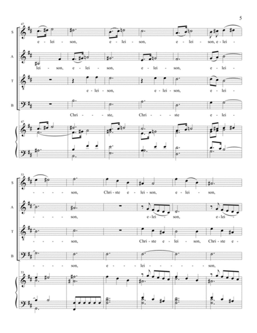 Mass in D Major (SATB) image number null