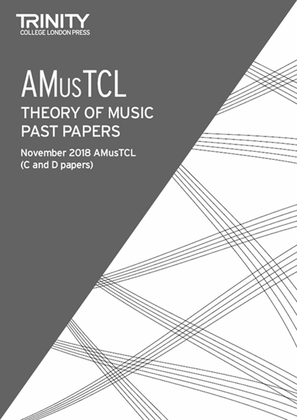 Book cover for Theory Past Papers Nov 2018: AMusTCL