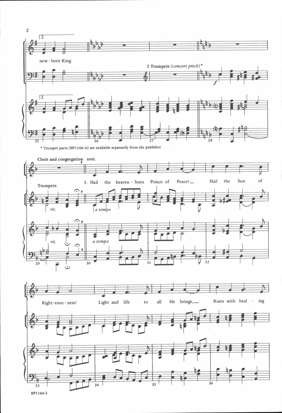 Hark! The Herald Angels Sing - Beck 4-Part scores gallery preview page 3