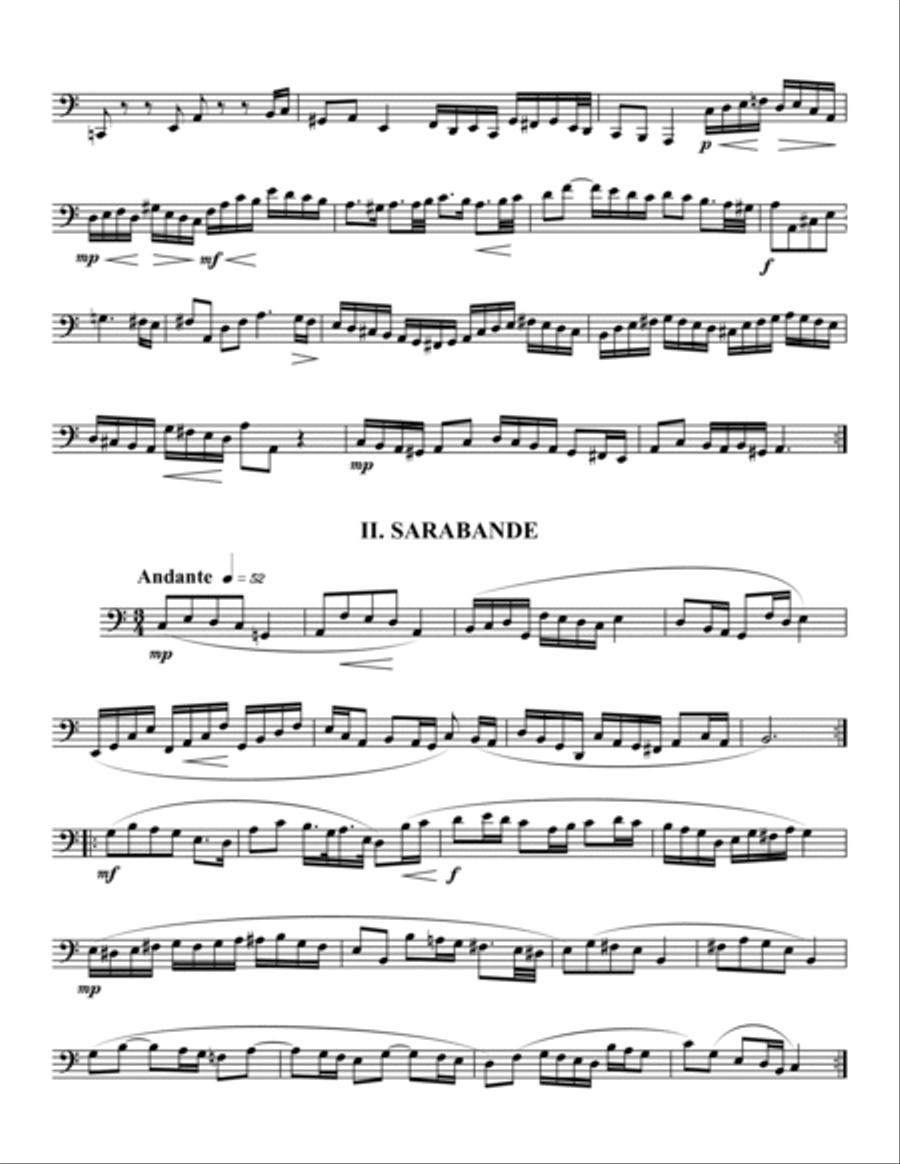 Suite for Unaccompanied 