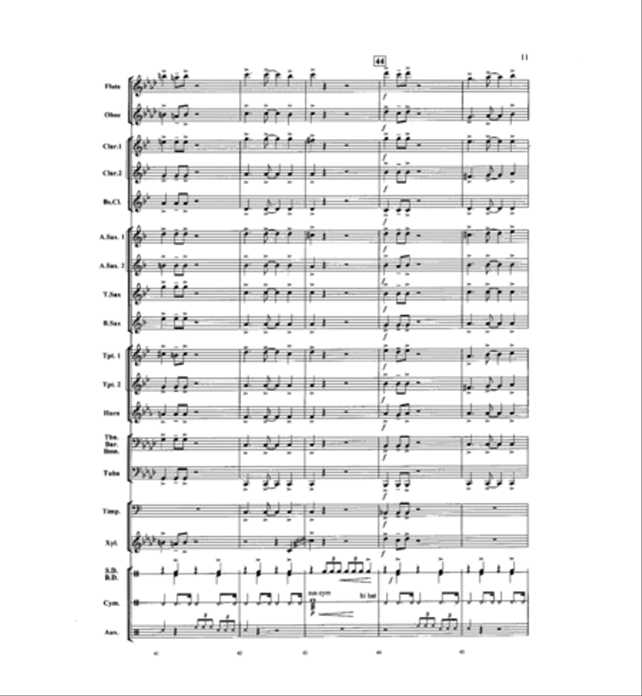 La Brava! Concert Band scores gallery preview page 10