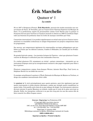 Book cover for Quatuor no 1 (La comète)