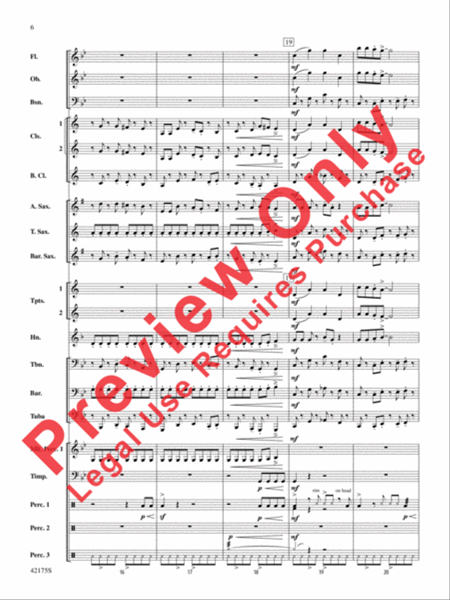 Hyperdrive Concert Band scores gallery preview page 6