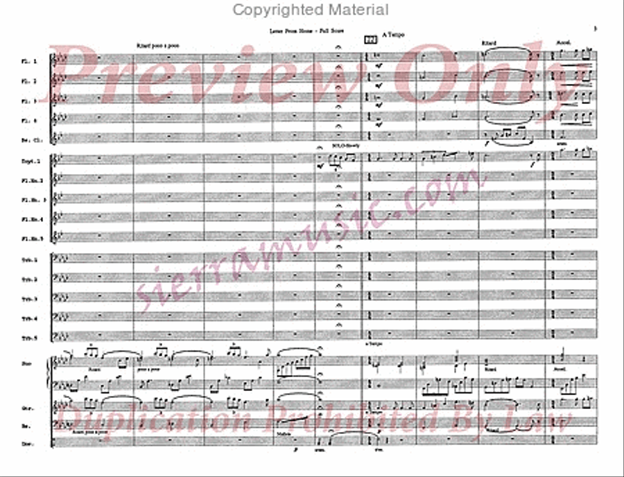 Letter from Home (Pro) Big Band scores gallery preview page 4