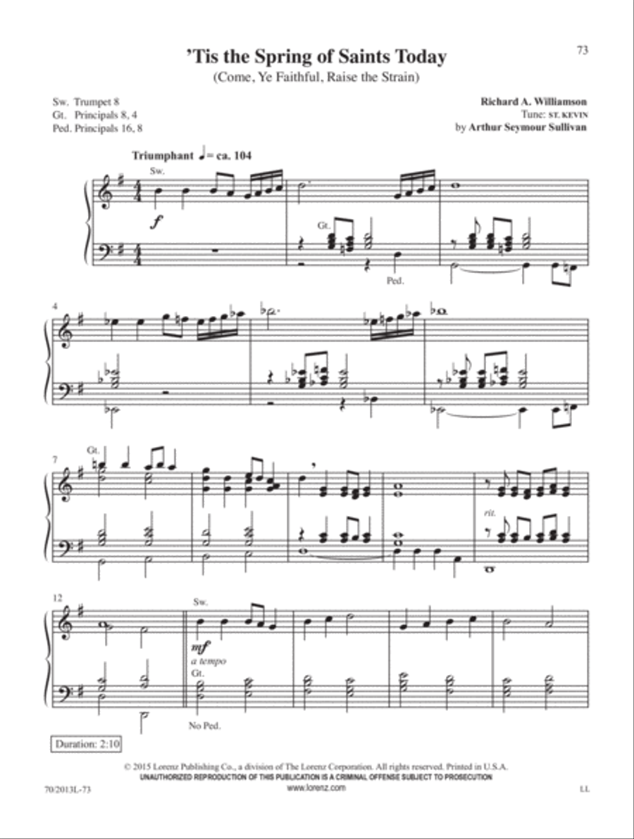 The Complete Organist, Vol. 2 Organ Solo scores gallery preview page 26