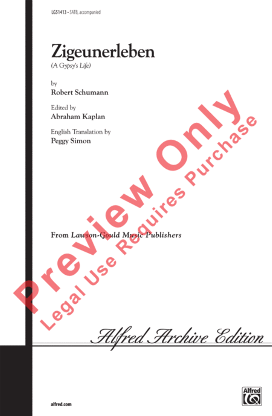 Zigeunerleben Zigeunerleben Choir scores gallery preview page 16