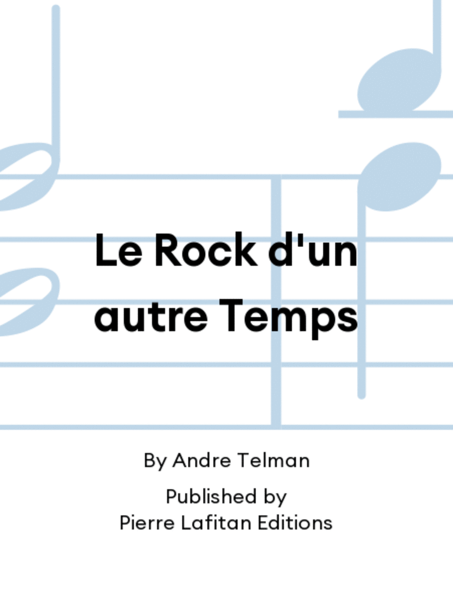 Le Rock d'un autre Temps Voice Solo scores gallery preview page 1