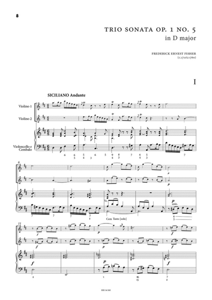 Six trio sonatas, Op. 1 vol.2