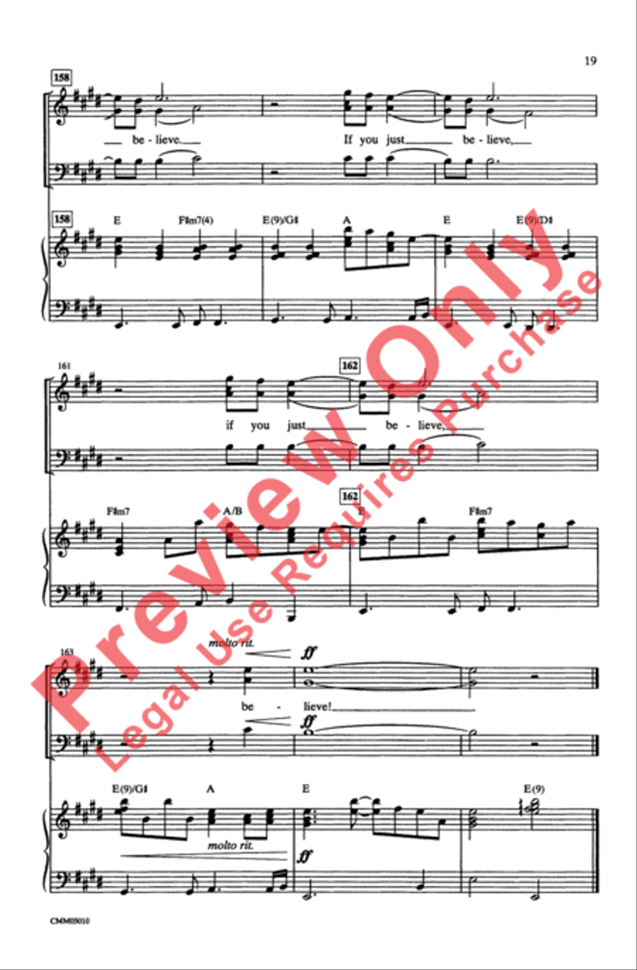 The Polar Express: A Choral Medley 3-Part scores gallery preview page 19
