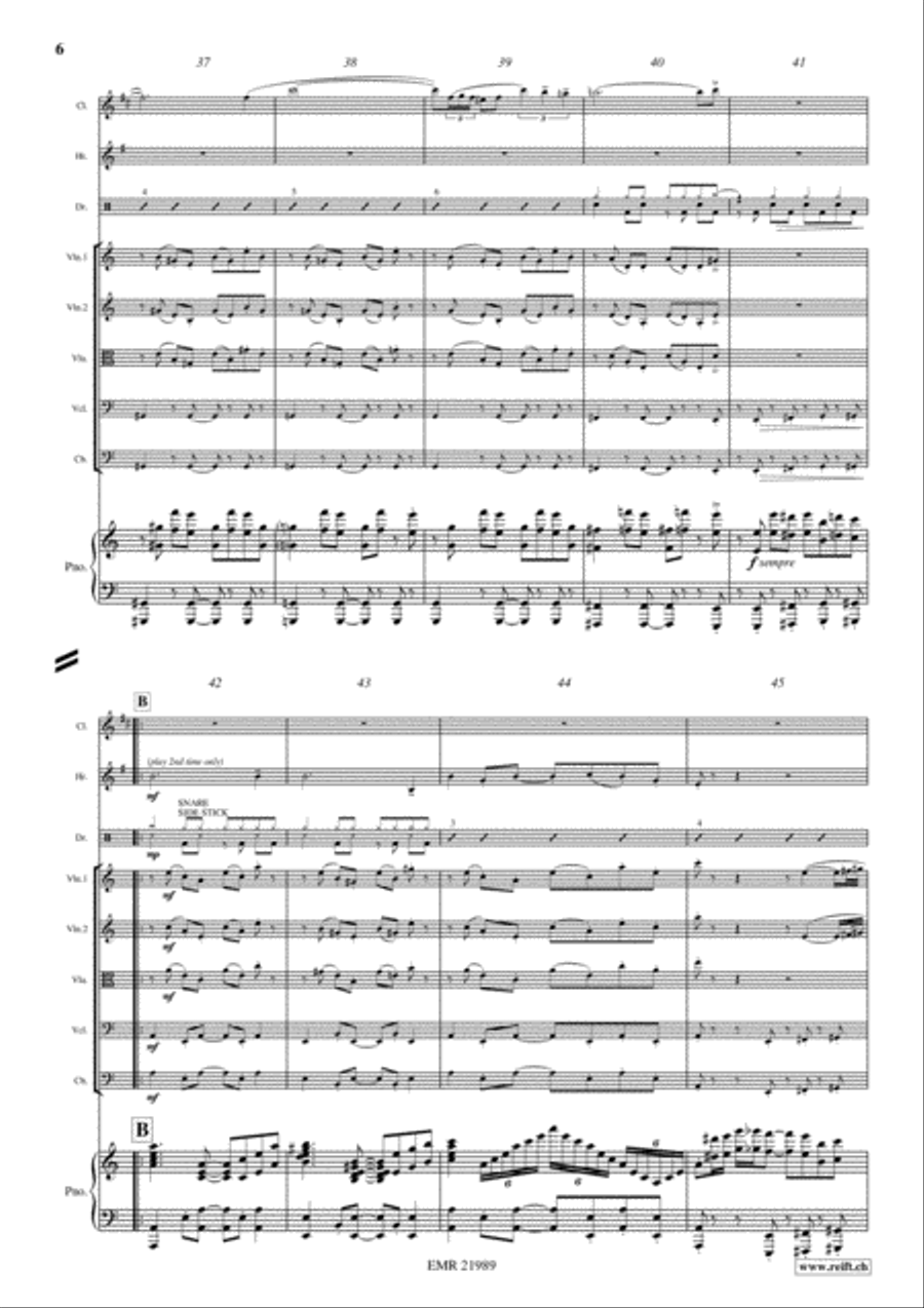 Fur Elise Fur Elise Clarinet scores gallery preview page 6