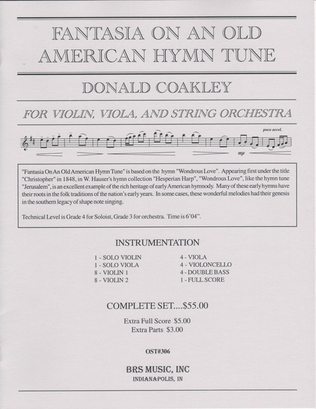 Fantasia On An Old American Hymn Tune