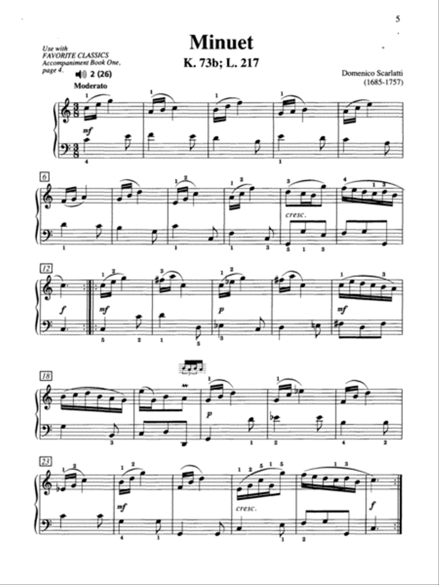 Favorite Classics, Book 1 Piano Duet scores gallery preview page 3