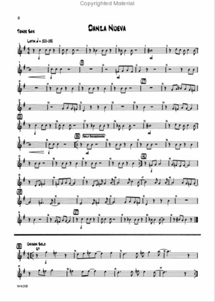 Standard of Excellence First Jazz Performance-Bb Tenor Saxophone Concert Band scores gallery preview page 4