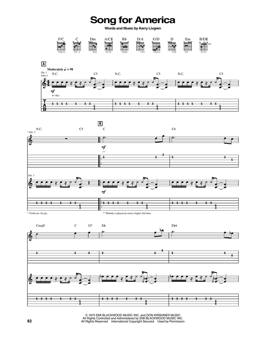 Song For America