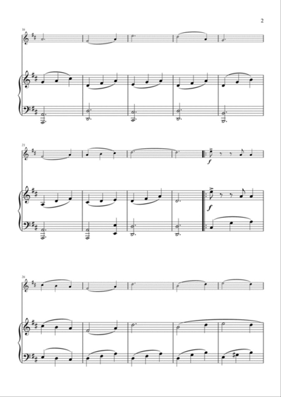 Edelweiss Edelweiss Violin Solo scores gallery preview page 2