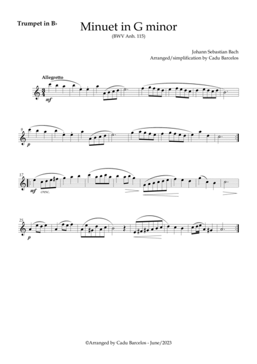 Minuet in G minor BWV anh 115 (Bach) Trumpet and Horn image number null