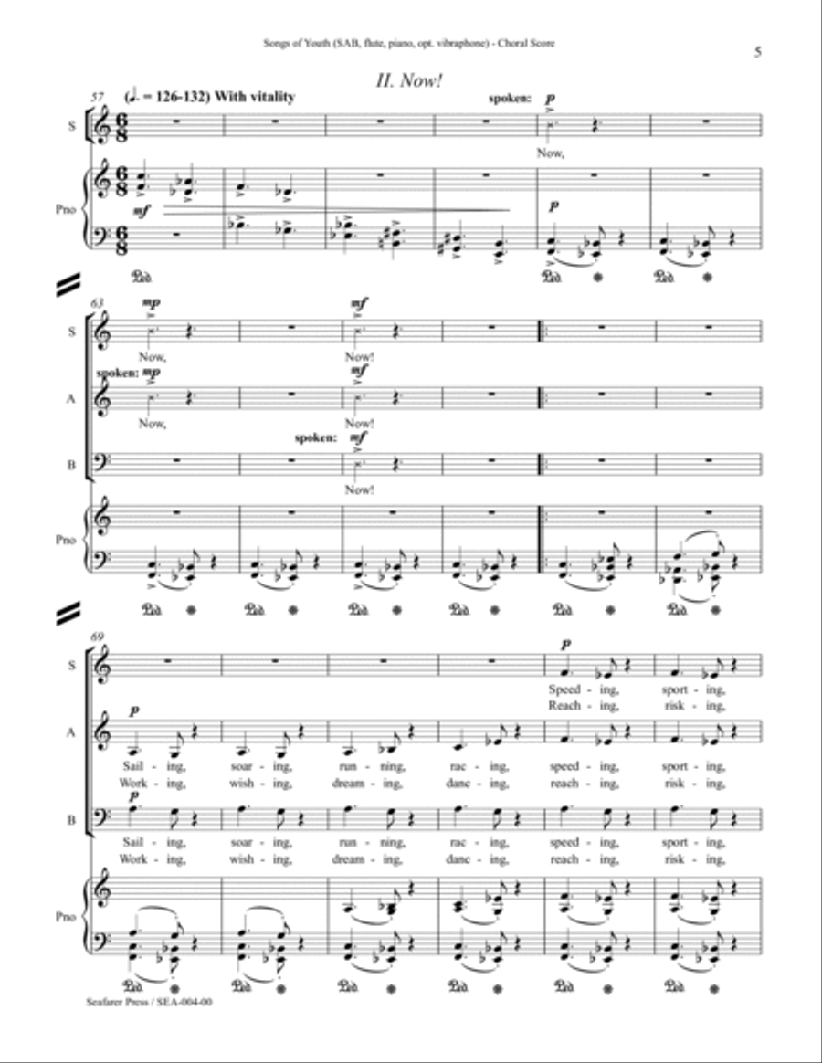 Songs of Youth Songs of Youth 3-Part scores gallery preview page 8