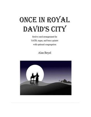 Once in Royal David's City Instrumental Pack (organ, brass quintet, and optional congregation)