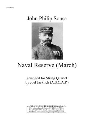 Naval Reserve (March) for String Quartet